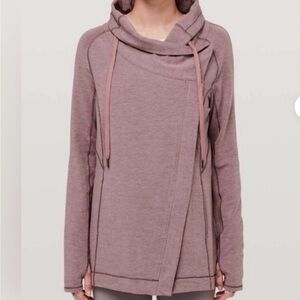Women's Mauve Hooded Sweater